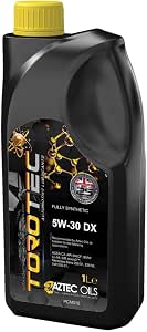 AZTEC TOROTEC 5W-30 DX FULLY SYNTHETIC ENGINE OIL GM DEXOS2 BMW LL-04