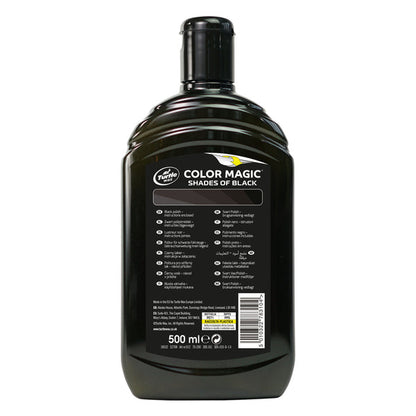 TURTLE WAX COLOR MAGIC BLACK CAR POLISH 500ML