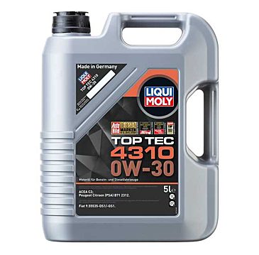 LIQUI MOLY TOP TEC 4310 0W-30 5LTR