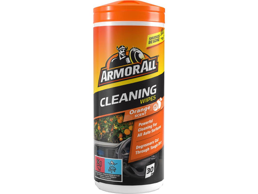 ARMOR ALL ORANGE CLEANING WIPES MATT FINISH