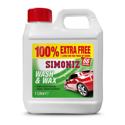 SIMONIZ WASH & WAX 1L (100% EXTRA FREE)