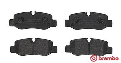 BREMBO BRAKE PAD FOR MERCEDES-BENZ/MERCEDES-BENZ (FJDA),  REAR