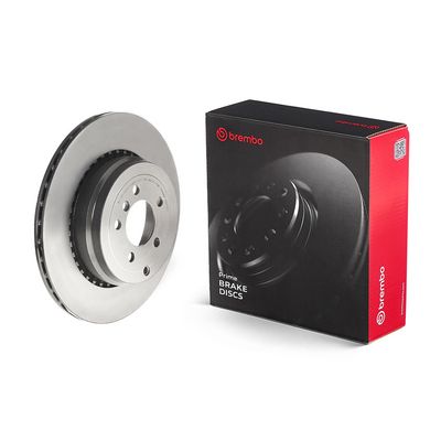 BREMBO BRAKE DISC FOR LAND ROVER, DIAMETER 365, REAR 09.A772.11