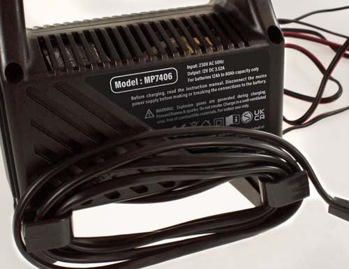 MAYPOLE MP7406 6A 12V COMPACT BATTERY CHARGER