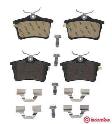 BREMBO BRAKE PAD FOR CITROËN/PEUGEOT,  REAR