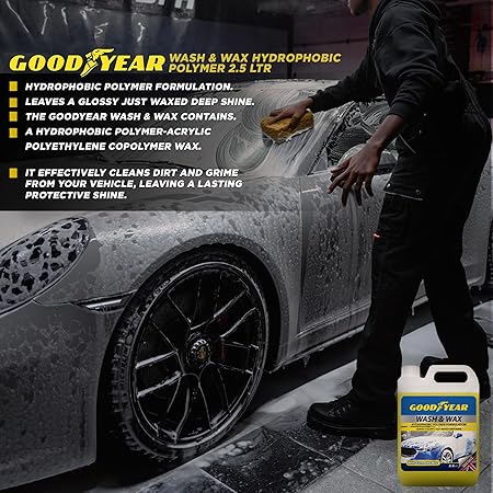 GOODYEAR WASH & WAX WITH CARNAUBA 2.5L