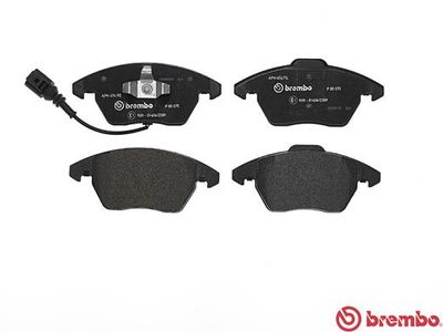 BREMBO BRAKE PAD FOR AUDI/SEAT/SKODA/SKODA (SVW)/SPYKER/VW/VW (FAW)/VW (SVW),  FRONT
