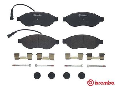 BREMBO BRAKE PAD FOR CITROËN/FIAT/OPEL/PEUGEOT/VAUXHALL, FRONT P23144
