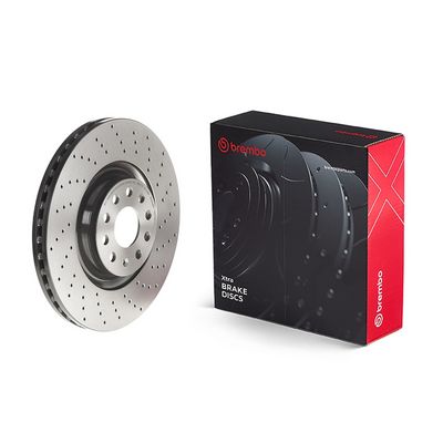 BREMBO BRAKE DISC FOR AUDI/CHRYSLER/CUPRA/SEAT/SKODA/SKODA (SVW)/VW/VW (FAW)/VW (SVW), DIAMETER 340, FRONT
