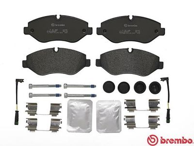 BREMBO BRAKE PAD FOR FREIGHTLINER/MERCEDES-BENZ/MERCEDES-BENZ (FJDA)/VW,  FRONT