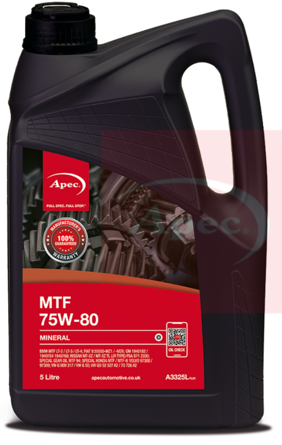 APEC GEAR OIL MTF 75W-80 (MINERAL MANUAL TRANSMISSION FLUID)
