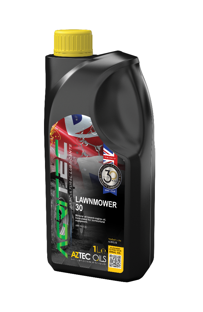 AZTEC AGRITEC LAWNMOWER SAE 30 ENGINE OIL API SE/CC - 5L