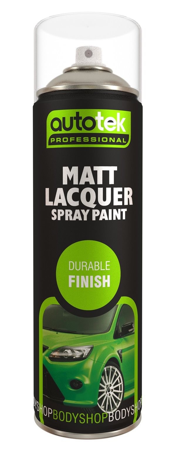 AUTOTEK LACQUER SPRAY PAINT - MULTIPLE FINISHES - SPRAY ON PAINT - 500ML