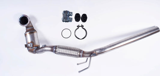 AU6005T-Catalyst-Type Approved for Audi A6 Quattro 1.8 Petrol 20V 1997-2004 HP 150 Estate EURO 4   420mm