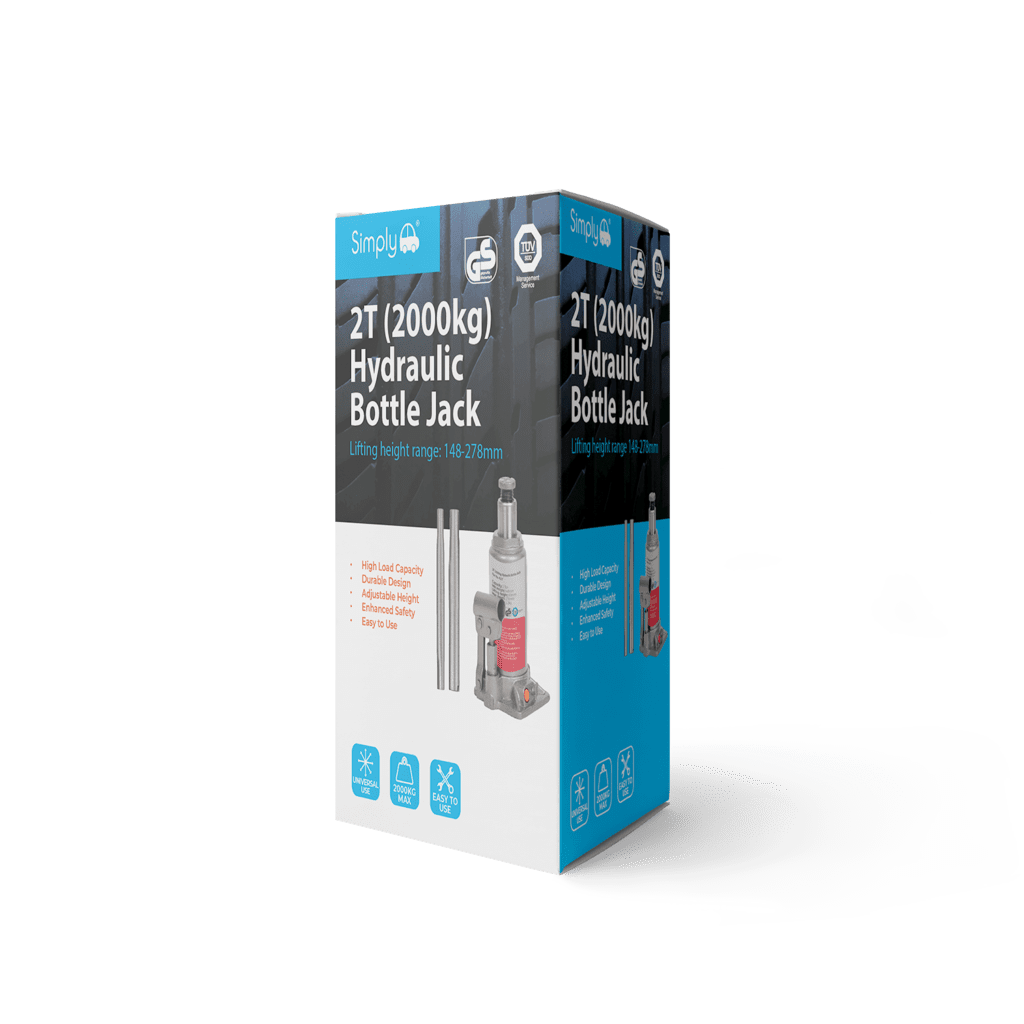 SIMPLY 2T (2000KG) HYDRAULIC BOTTLE JACK