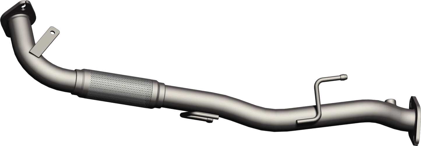 EAU525-Exhaust Pipe-Front for Audi A4 Avant Quattro 2.0 TSFi Petrol 16V 2004-2008 HP 200 Estate    880mm