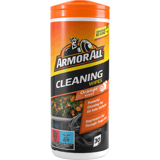 ARMOR ALL ORANGE CLEANING WIPES MATT FINISH