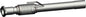 EVW592-Exhaust Pipe-Centre for Seat Ibiza 1.6 TDi Diesel 16V 2010-2015 HP 105 Estate    900mm