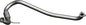 EVW696-Exhaust Pipe-Centre for Skoda Fabia 1.2 Petrol 6V 2010-2011 HP 60 Hatchback    960mm