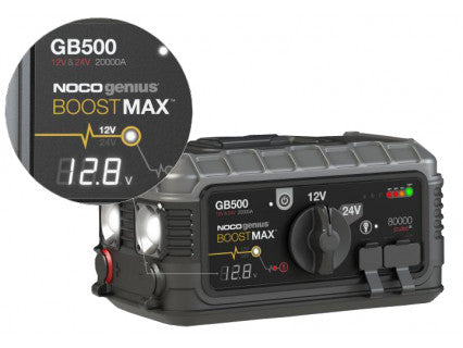 NOCO GB500 6250A 12/24V BOOST MAX ULTRASAFE JUMP STARTER for 45L PETROL & DIESEL