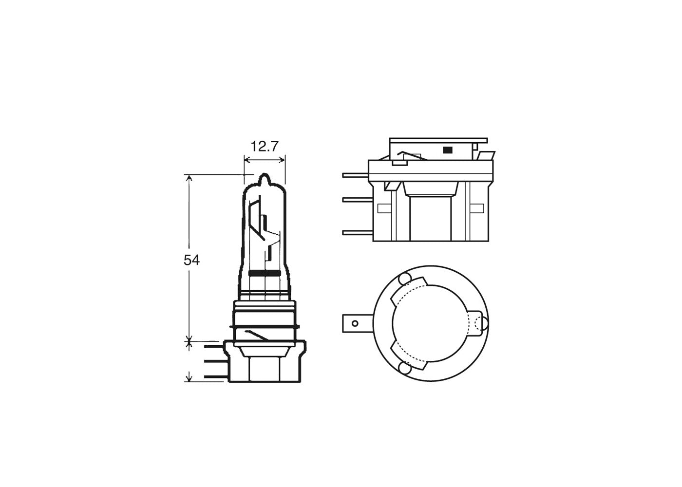 RING R715 H15 HALOGEN BULB
