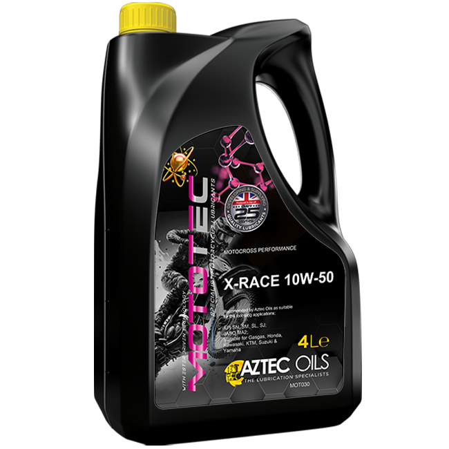 AZTEC MOTOTEC MOTORCYCLE OIL X-RACE 10W-50 4L