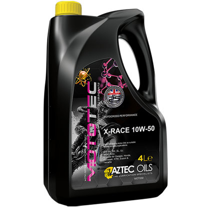 AZTEC MOTOTEC MOTORCYCLE OIL X-RACE 10W-50 4L