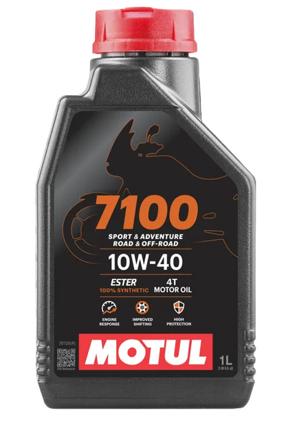 MOTUL 7100 10W-40 4T FULLY SYNTHETIC MOTORCYCLE ENGINE OIL