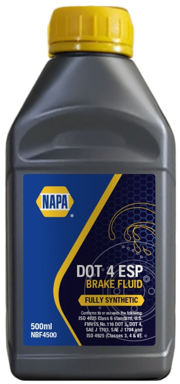 NAPA DOT 4 BRAKE FLUID ESP