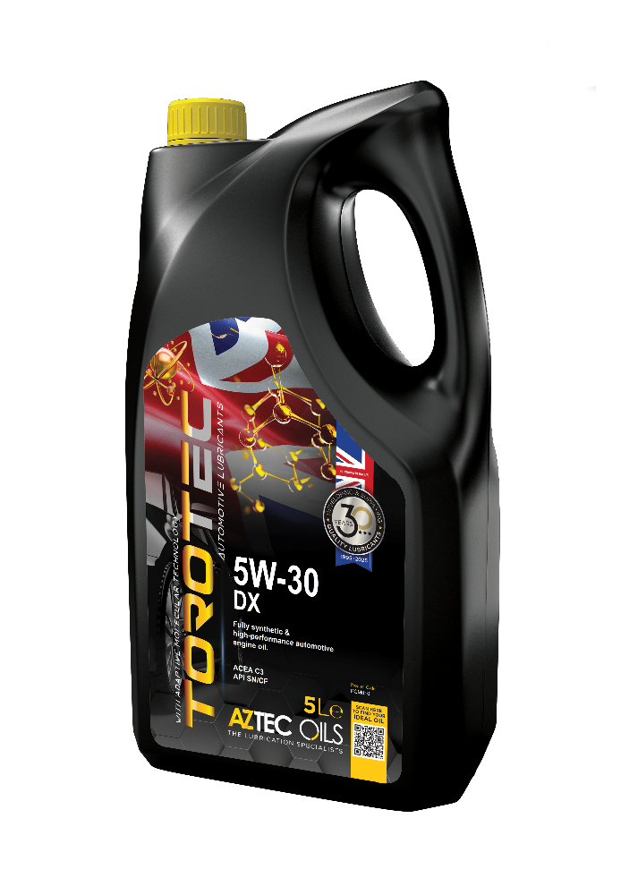 AZTEC TOROTEC 5W-30 DX FULLY SYNTHETIC ENGINE OIL GM DEXOS2 BMW LL-04