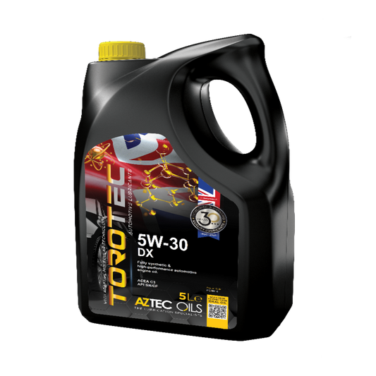 AZTEC TOROTEC 5W-30 DX FULLY SYNTHETIC ENGINE OIL GM DEXOS2 BMW LL-04