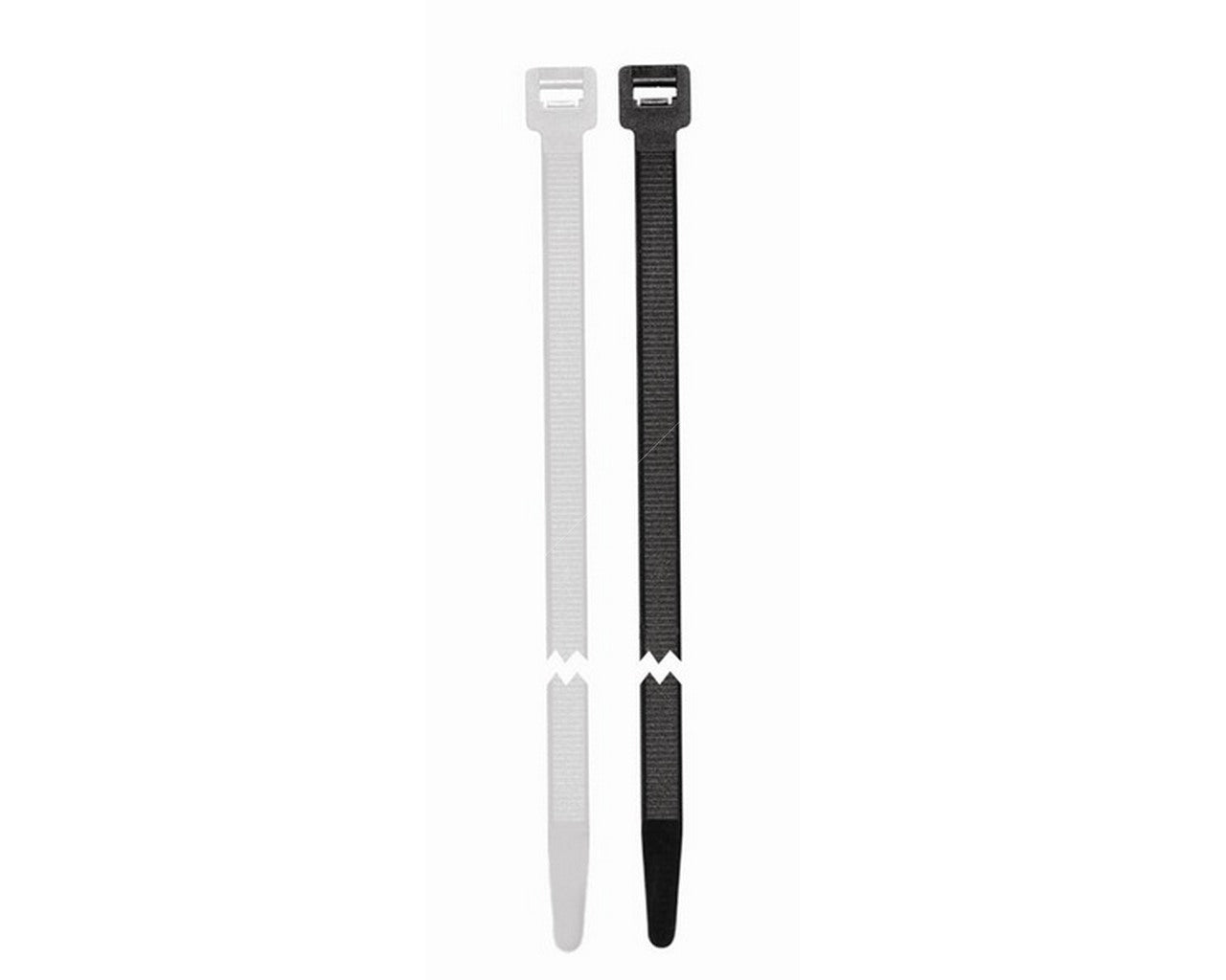 PEARL PTW05 4.6 X 385MM NATURAL CABLE TIES (PACK OF 100) WHITE