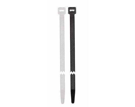 PEARL PTW05 4.6 X 385MM NATURAL CABLE TIES (PACK OF 100) WHITE