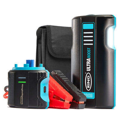 RING ULTRABOOST 500 JUMP STARTER STARTS FLAT BATTERIES