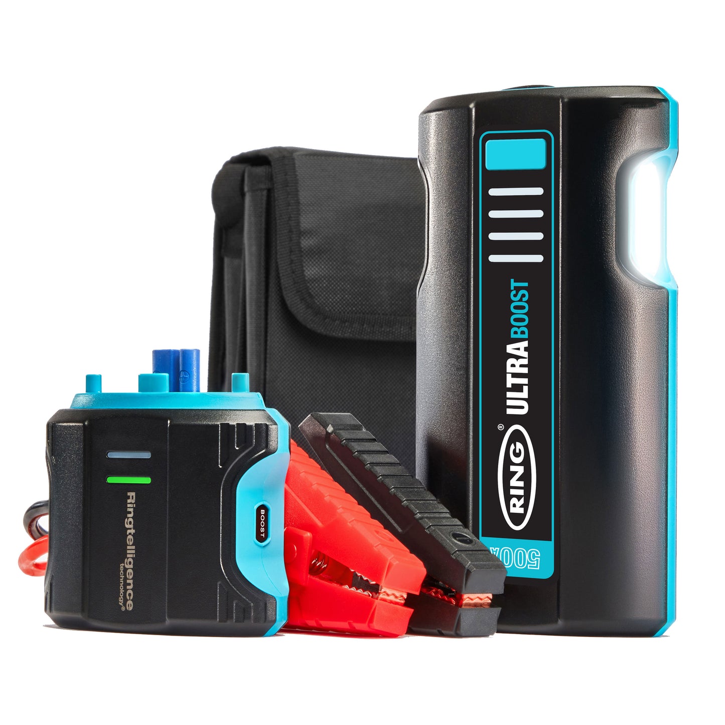 RING ULTRABOOST 500 JUMP STARTER STARTS FLAT BATTERIES