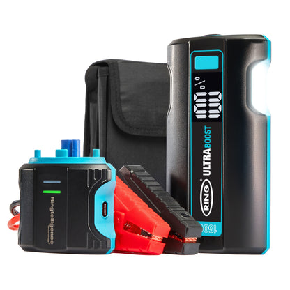 RING ULTRABOOST 1500 JUMP STARTER STARTS FLAT BATTERIES