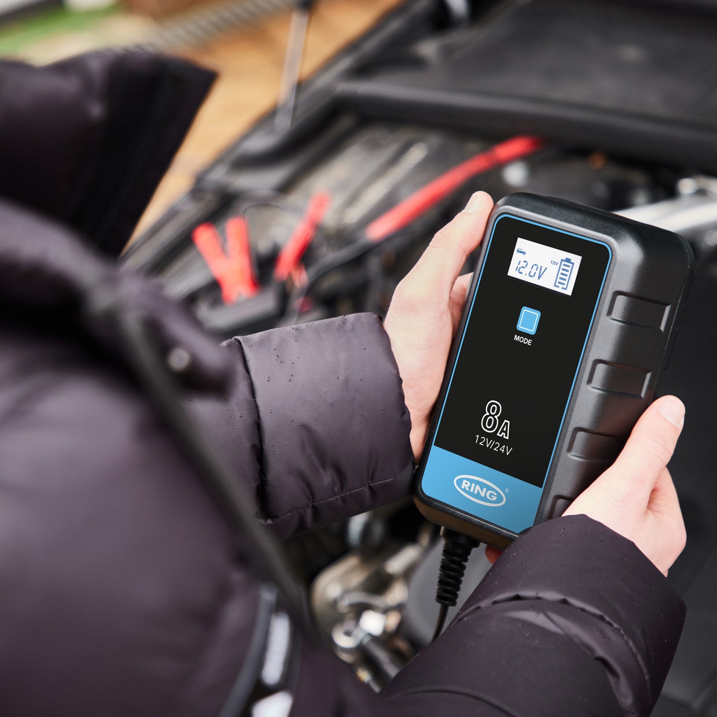 RING 8A SMARTCHARGE 8 CHARGER & MAINTAINER LITHIUM BATTERY COMPATIBLE