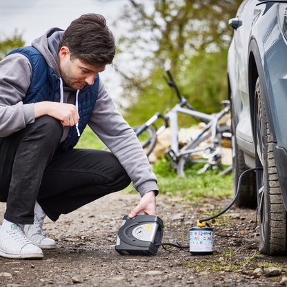 RING RTK6 CAR PUNCTURE REPAIR KIT INCLUDES SEALANT AND RAC610 INFLATOR