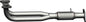 VX7005-Front Pipe for Vauxhall Astra F 1.7 LP T Diesel 8V 1994-1998 HP 68 Saloon    1050mm