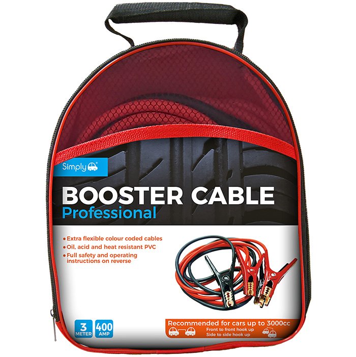SIMPLY 400AMP PROFESSIONAL JUMP LEADS