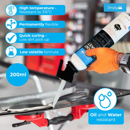 SIMPLY RTV SILICONE INSTANT GASKET (BLACK)