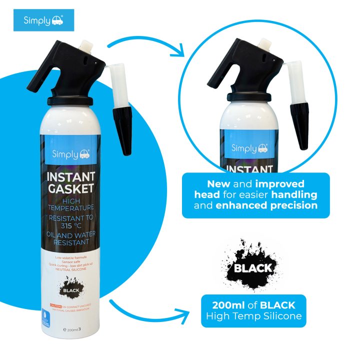 SIMPLY RTV SILICONE INSTANT GASKET (BLACK)