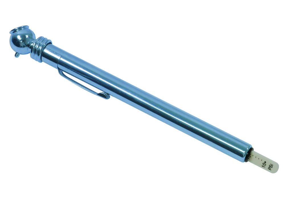 STREETWIZE CHROME-BLUE PENCIL TYRE GAUGE