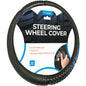 BLACK MASSAGE EFFECT STEERING WHEEL COVER