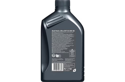 SHELL HELIX ULTRA ECT C3 5W-30 PURE PLUS FULLY SYNTHETIC CAR ENGINE OIL