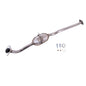 RE6021T-Catalyst-Type Approved for Renault Scenic RX4 1.9 dCi Diesel 8V 2000-2003 HP 102 MPV EURO 3   855mm