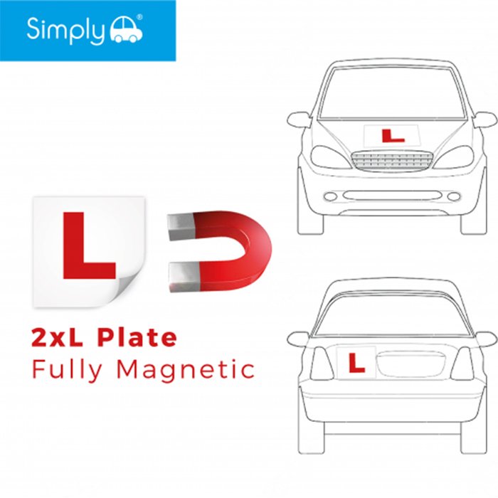 SIMPLY 2PK MAGNETIC L PLATES