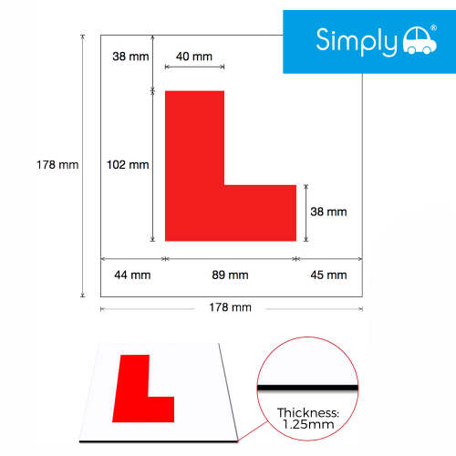 SIMPLY STICK AND TIE ON L PLATES