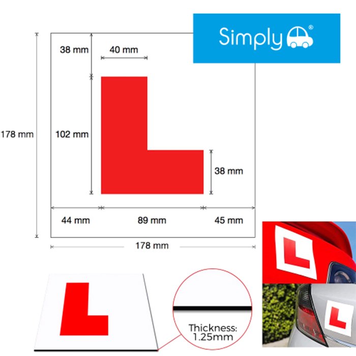 SIMPLY 2PK MAGNETIC L PLATES