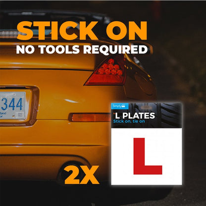 SIMPLY STICK AND TIE ON L PLATES